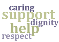 VCCO... Caring - Support - Dignity - Help - Respect