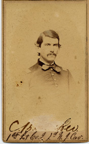 1st Lieutenant Carnot B. Meeker, 2nd NJ Cavalry, Photographer: Alexander and Stevens, Morristown, NJ