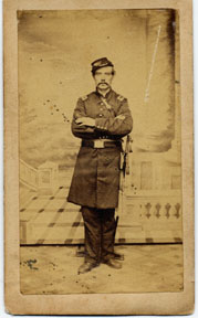 2nd Lieutenant William J. Ward, 25th NJ Volunteers, Photographer: John P. Doremus, Paterson, NJ