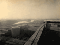 'View showing Basin of 1867 and Inner Basin, at Jersey City." [looking west]