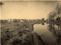 "Bloomfield, Lock 15 East in the Distance." [looking north]
