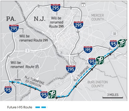 I-95 and I-295 Redesignation with Continuous I-95