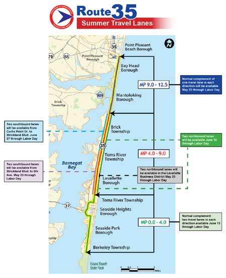 2014 summer travel lanes graphic