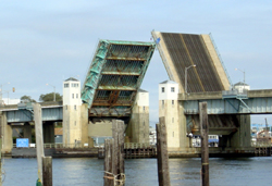 The Route 36 project will replace the 75-year-old, double-leaf bascule bridge over the Shrewsbury River photo.