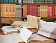 Photo of Books onLibrary Shelves