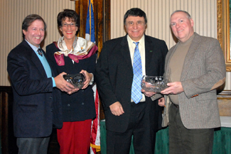 Photo of Drazin, Karyn Malinowski, Luchento and Assistant Secretary of Agriculture Al Murray