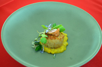 Photo of the 2015 Jersey Seafood Challenge winning dish