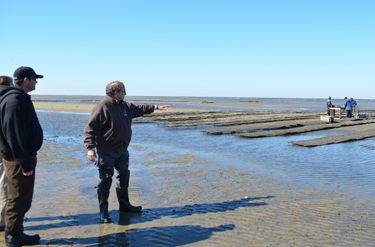 Photo of Secretary Fisher at Aquaculture Development Zone - 4