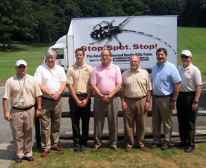 Photo of state and federal officials at ALB Awareness Event