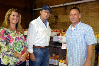 Photo of Freeholder DiMaso, Secretary Fisher and Scott Applegate