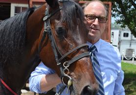Photo of Secretary Fisher with Bettors Edge - Click to enlarge