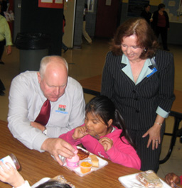 Photo of Secretary Kuperus and Barbara Martin