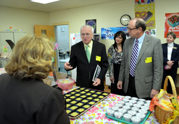 Photo of Under Secretary Concannon, Secretary Fisher and FNS Acting Regional Administrator Diana Limbacher