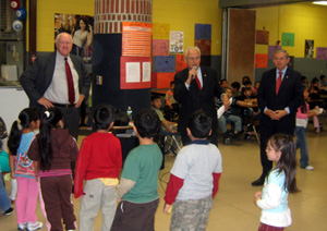 Photo of Secretary Kuperus, Congressman Pascrell and Senator Menendez