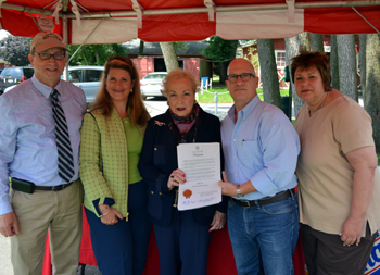 Photo of the presentation of Month of the Horse Proclamation