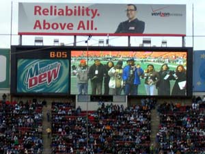 Photo of PCTI represenatives on the field