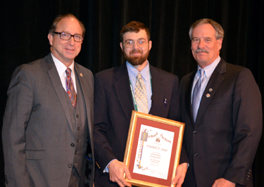 Photo of Secretary Fisher, Mitchell Jones and Rob Swanekamp