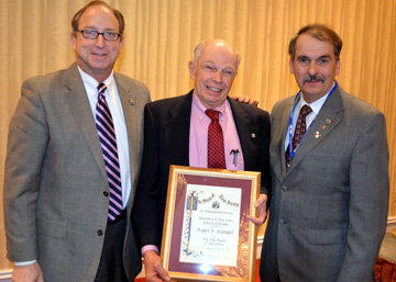 Photo of Secretary Fisher, Kumpel and James Giamarese