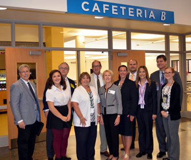 Photo of Federal, State and Monroe Township Officials at MTHS