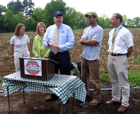 Photo of Secretary Kuperus with Emily Rosen Brown, Donna Drewes, Matt Conver and Erich Bremer