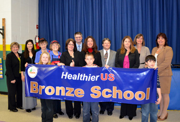 Photo of group at School Street School