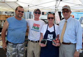 Photo of the West End Farmers Market at Asprocolas Farms' booth