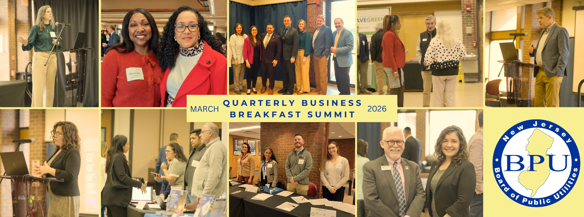 On March 20th, NJBPU held the first Quarterly Business Breakfast Summit of 2026