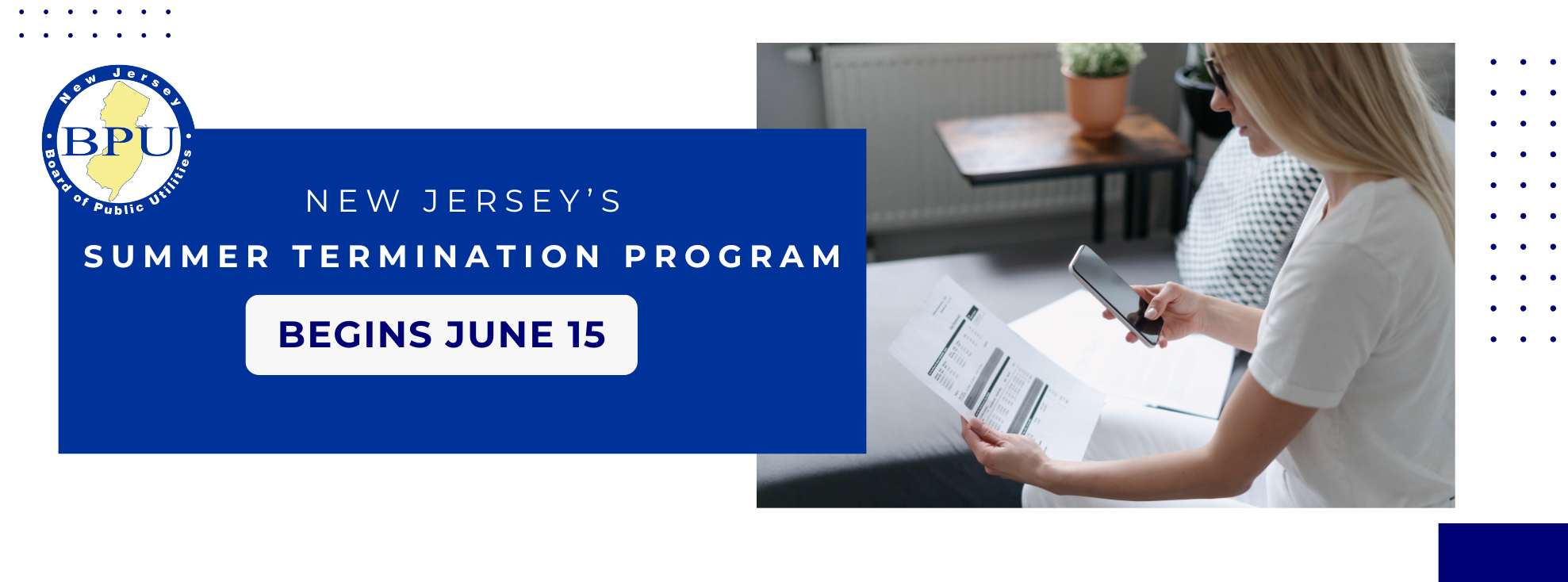 NJBPU Summer Termination Program Starts June 15
