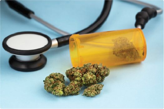 Stethescope and Cannabis : Photo