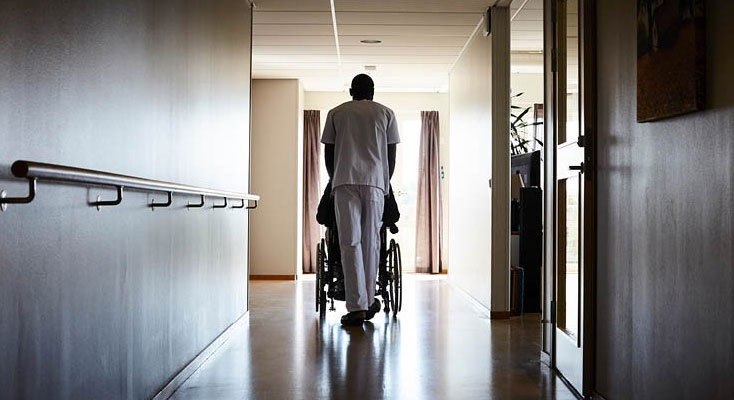 photo - Nursing home hallway