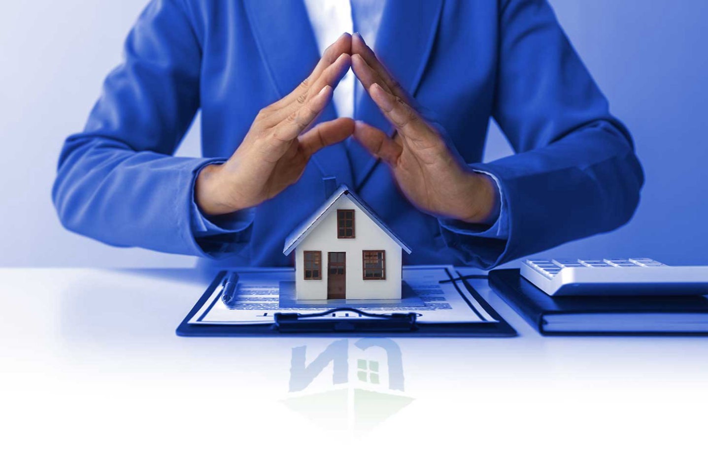 Home being drawn in a circle