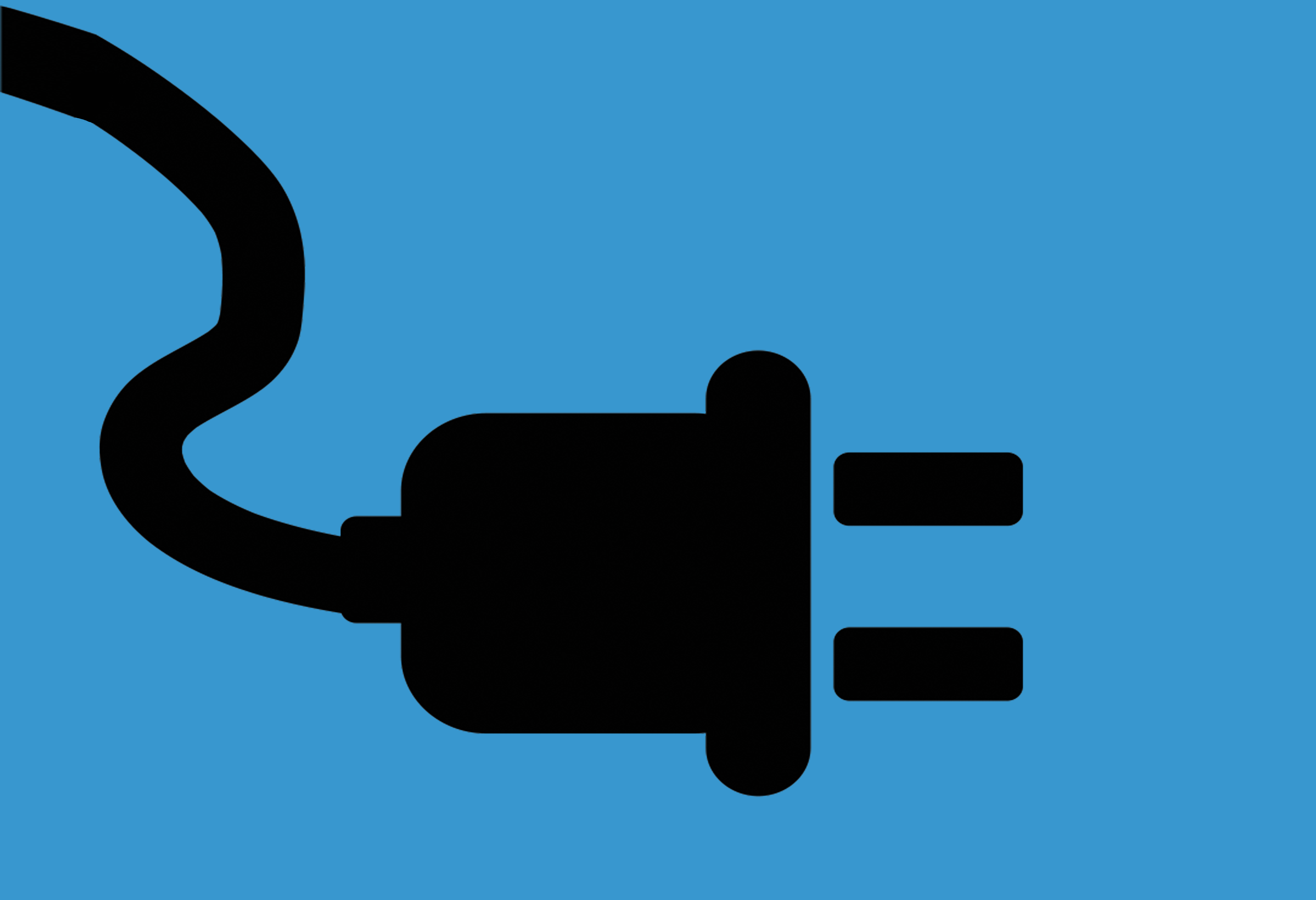 graphic of electric plug