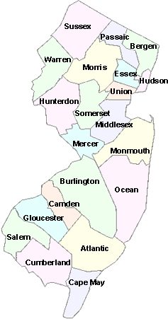 NJ State Map