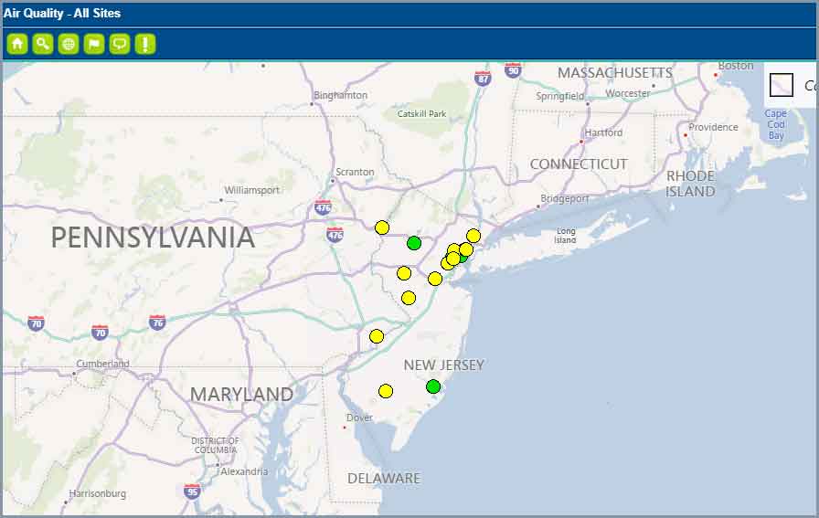 Map of the Latest Data