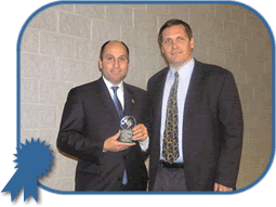 photo of Rich Orlufsky with Commissioner Campbell