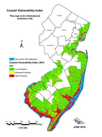 Coastal Vulnerability Index Map