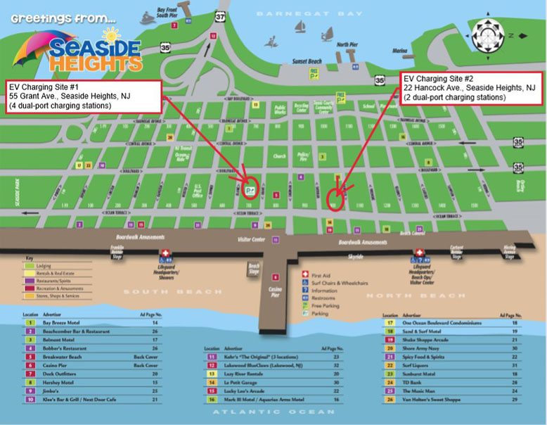 map of seaside heights