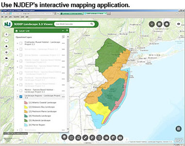 Use NJDEP Interactive Mapping App