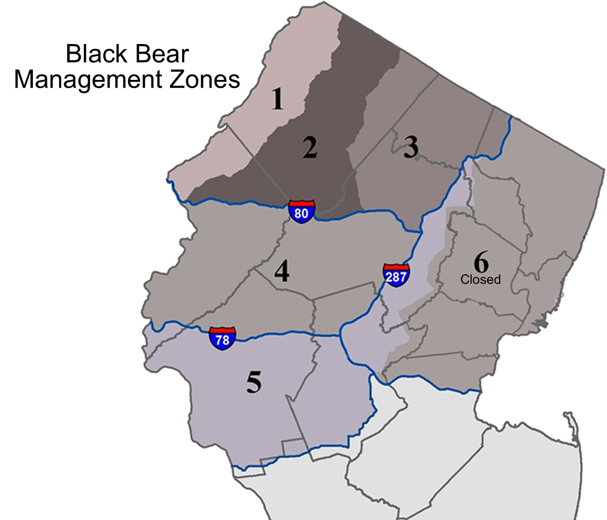 Bear Hunting Zone Map