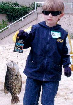Boy with crappie