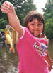 Girl with sunfish