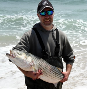 John Kolacy with his winning fish