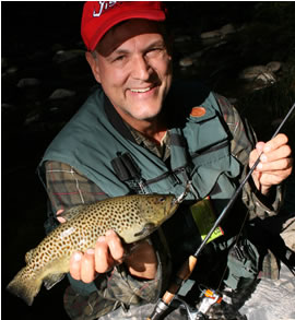 Fall brown trout