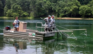 Electrofishing boat