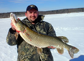 Author with pike