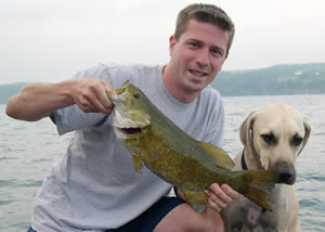 Ross with nice smallmouth