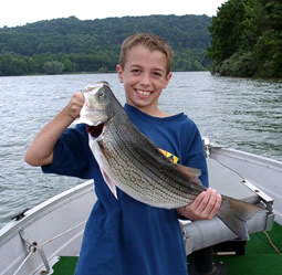 Youngster with large bass