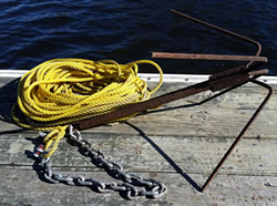 Anchor using rebar