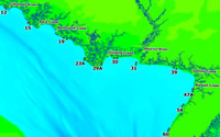 Map of sampling sites