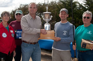 Tournament winner with officials